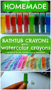 Homemade Bathtub Crayons And Or Watercolor Crayons They Are Retractable And You Save Lots Of Money Diy For Kids Craft Activities For Kids Toddler Crafts