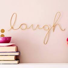 Glossy Accents Metallic Home Accessories Fresh Design Blog In 2021 Word Wall Art Metal Words Word Decor