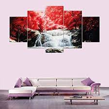 Chainscroll 5pcs Tela Wall Art Per Soggiorno Stampe Su Tela Decorazioni Per La Casa Senza Cornice St 12 99 Anz Stampa Su Tela Quadri Su Tela Wall Art