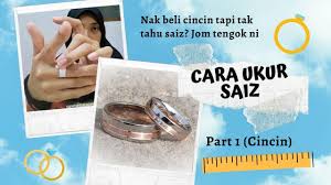 Cara mengukur jari dan cincin cara mengukur jari cara ukur cincin cara mengukur cincin di video ini gw akan memberikan. Cara Ukur Saiz Part 1 Cincin Youtube