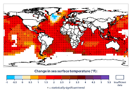 Current Surface Temperature Map Climate Change Indicators: Sea Surface Temperature | Us Epa