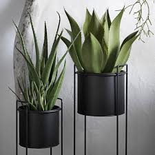 Ubertopf Mit Metallgestell D 23cm X H 62cm Schwarz In 2020 Metallgestell Ubertopf Metall