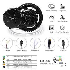 Kit trasformazione bici elettrica active torque spedizione gratuita. Bafang Bbs01b Motore Centrale Per Bicicletta Sistema Mid Drive Kit Di Conversione Per Bici Elettrica 250 W Motore Elettrico Per Bicicletta C18 44t
