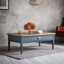 50 items in this article 14 items on sale! The Atlantic Range 1 Drawer Coffee Table Blue Grey