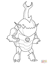 Coloring And Drawing Ben 10 Shock Rock Coloring Pages