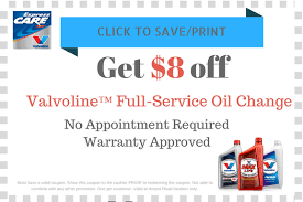 Coupons For A Discount On Your Next Oil Change Valvolineexpresscare