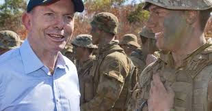 Abbott's military pretensions amid echoes of Howard's prattlers