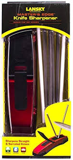 Hold the knife with your other hand (with the edge facing away from you) and bring the corner of the sharpener to the serration. Lansky Knife Sharpener Review Knife Sharpener Guru