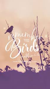 Remember The Birds Holly Lane Birds Birds In The Sky Scripture Art
