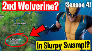 Wolverine claw marks must be located in order to complete the first week of challenges towards unlocking the iconic superhero in fortnite. I Found Wolverine In Slurpy Swamp Glitch Season 4 Fortnite Youtube
