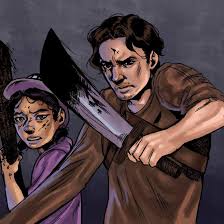 And never was.clementine after killing a walker. The Walking Dead Luke Y Clementine Photos Facebook