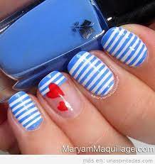 Maybe you would like to learn more about one of these? Unas Pintadas De Azul Atrevidas Y Divertidas Unas Pintadas