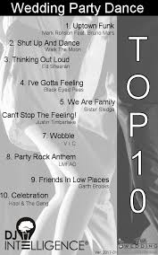 Top 10 Wedding Party Dances Wedding Songs Wedding Reception Music Wedding Song List
