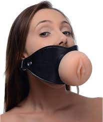 Amazon.com: Master Series Pussy-Face Pussy Boy Mouth Gag : Health &  Household