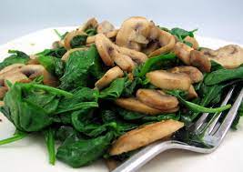 Sauteed Spinach With Mushrooms Recipe Food Com Recipe Sauteed Spinach Spinach Stuffed Mushrooms Recipes