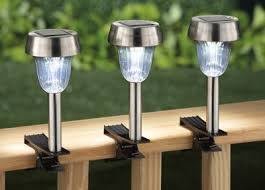 Solar Light Clips For Deck Rail Set Of 3 Solar Lights Outdoor Solar Lights Light Clips