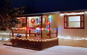 Christmas In A Mobile Home Mobile Home Living Outdoor Holiday Decor Christmas House Lights Colored Christmas Lights