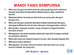Cara mandi wajib laki laki menurut agama islam. Mandi Wajib Mandi Definisi Yang Sempurna Penyebab Tata Cara Mandi Ppt Download