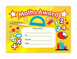 Free Printable Math Certificates Inspirational Maths Award Certificates Awards Certificates Template Certificate Templates Birth Certificate Template