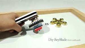 How To Make Beyblade Without Top Stick From Cardboard At Home Youtube