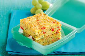 Zucchini And Noodle Slice Recipe Slices Recipes Recipes Savoury Food