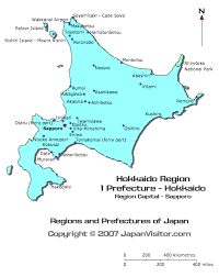 Maps of cities and regions. Hokkaido Map Japanvisitor Japan Travel Guide