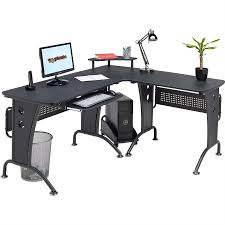 Unicorn Large Reversible Corner Desk Graphite Black