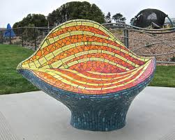 Mosaic Sculpture At Balboa Park In Sf Mosaic Art Mosaic Mosaic Pool