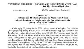 Ngày mai, tp hcm hết hạn giãn cách theo chỉ thị 15 của thành phố và sẽ tiếp tục như thế nào đang là vấn đề nan giải không chỉ với lãnh đạo mà còn với dân chúng. Chá»‰ Ä'áº¡o Má»›i Nháº¥t Cá»§a Thá»§ TÆ°á»›ng Vá» Gian Cach Xa Há»™i Thong Bao 98 Tb Vpcp