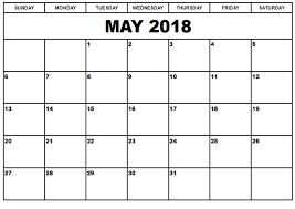 Free printable 2018 calendar templates in adobe pdf format (.pdf) in 17 versions to download and print, with us holidays. Printable Calendar May 2018 Landscape Oppidan Library