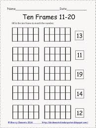 Educents Launch Freebie 50 Credit Kindergarten Math Free Math Freebie Ten Frame