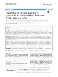 pdf subgingival microbiota dysbiosis