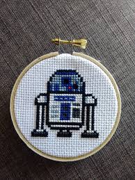 Assorted Star Wars Mini Patterns R2d2 Yoda C3po Etsy Cross Stitch Cross Stitch Patterns Stitch Patterns