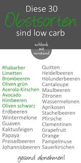 30 Low Carb Obstsorten Liste Mit Allen Nahrwerten Abnehmen Lowcarb Lchf Keto Tips Motivation Lowcarbrezepte Schlankmitverstand Obstsorten Obst Nahrwert