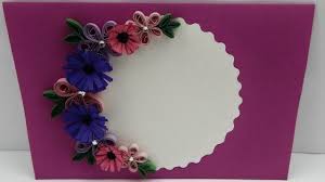 4.2 out of 5 stars 14 ratings. How To Make A Greeting Card With Quilling Flowers Diy Tutorial Free Pattern Youtube