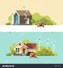 Family Home Traditional And Modern House Flat Design Vector Concept Illustration House Illustration Illustration Design Poster Building Illustration