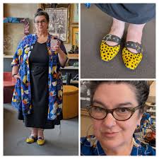 Painted children's shoes for imaginative play