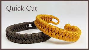Cut and melt your ends. 1 Strand Loop And Knot Rastaclat Style Fishtail Paracord Bracelet Quick Cut Youtube