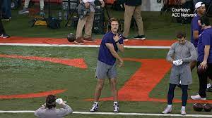 Clemson quarterback trevor lawrence passes against ohio state during the first half of the sugar bowl ncaa college football game friday, jan. Lawrence Holds Pro Day Ahead Of The Nfl Draft In April Wbtw