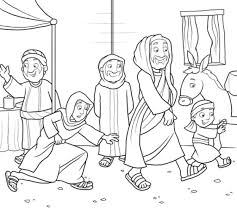 Jesus heals ten lepers coloring page. Jesus Heals The Sick By Chris Placo
