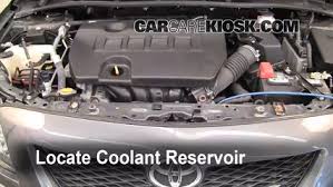 The 2010 toyota corolla is ranked #20 in 2010 compact cars by u.s. How To Add Coolant Toyota Corolla 2009 2013 2010 Toyota Corolla S 1 8l 4 Cyl