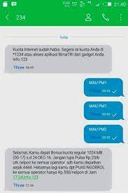 Trik kuota gratis 3 2018. Cara Mendapatkan Kuota Gratis Kartu 3 Tri Terbaru 2019