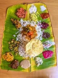 Wayanad Kerala Sadhya Sadhya Is The Traditional Kerala Meal Served On A Banana Leaf Ever South Indian Food Indian Food Recipes Indian Food Recipes Vegetarian