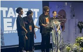 DJ Warras' eldest son, Ethan, gave an emotional tribute, calling ...