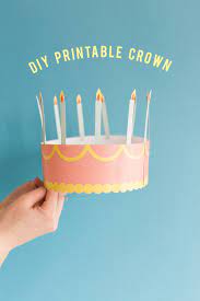 Your birthday celebrations are just so undone with the cute party hats for you and for all the guests and this time you can replace them with these lovely poster crowns. Diy Printable Birthday Crown The House That Lars Built