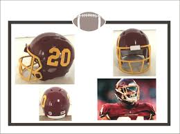 Custom New For 2020 Nfl Washington Football Team 2 Pocket Pro Football Helmet In 2020 Football Helmets Washington Football Mini Football Helmet