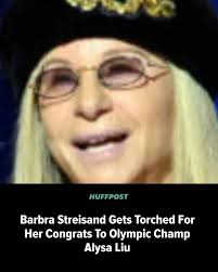 HuffPost - "Why would you think this caption is okay," one critic wrote to  the singing icon after her shoutout to the figure skater.  https://www.huffpost.com/entry/barbra-streisand-alysa-liu_n_699efe3de4b045453ed08d9f?ncid_tag  ...