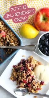 Apple Blueberry Crisp In 2020 Blueberry Crisp Blueberry Crisp Recipe Summertime Recipes