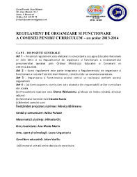 Complexul muzeal naţional moldova iaşi. Pdf Regulament De Organizare Si Functionare A Comisiei Pentru Curriculum Jurje Lucretia Academia Edu