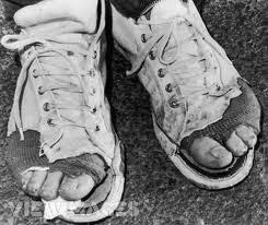 Image result for worn out shoes